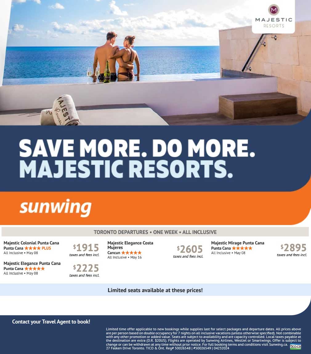 Save More. Do More. Majestic Resorts