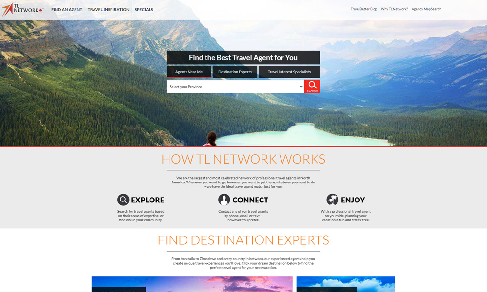 Travel Agent Locator - Travel Leaders Network - Canadian Travel Agents
